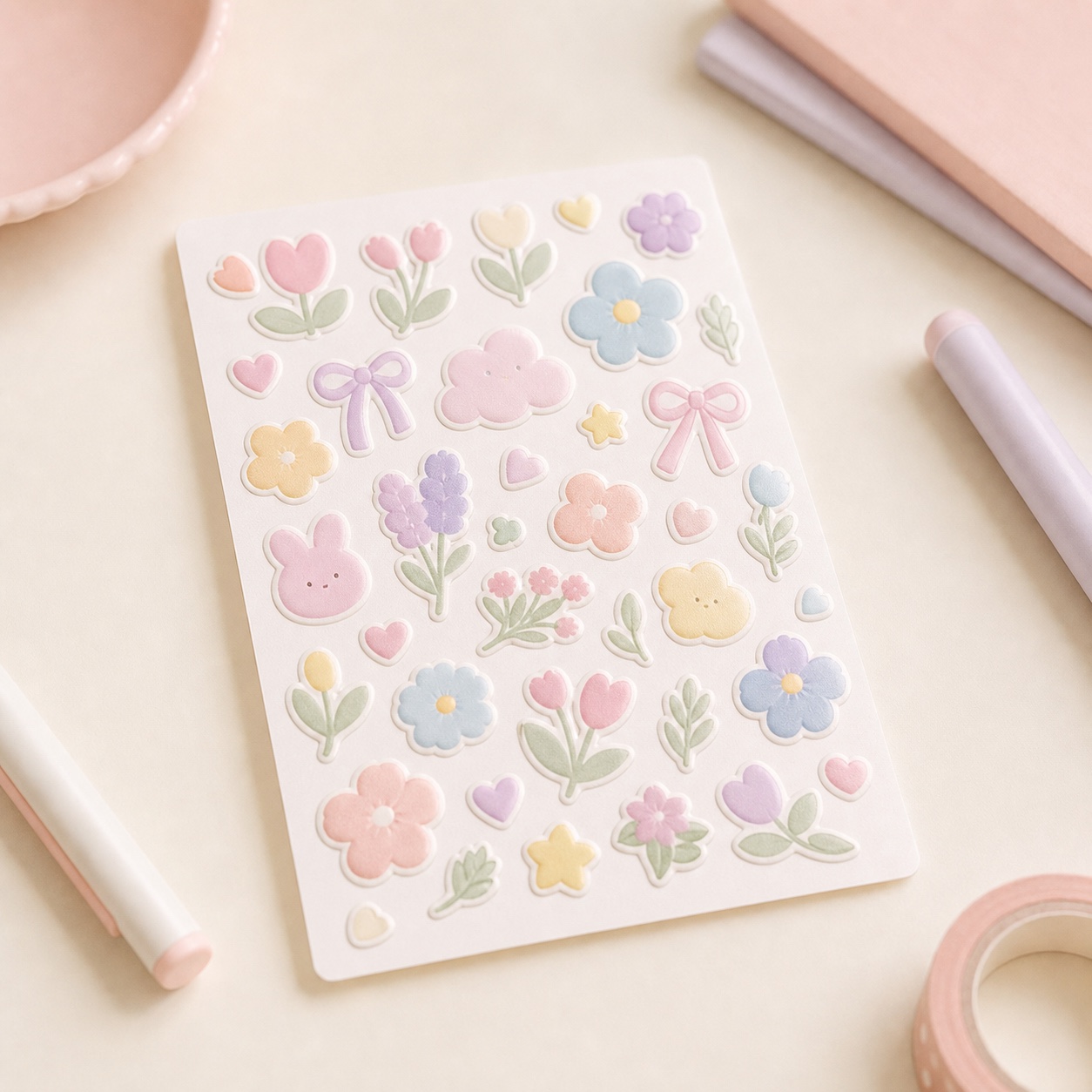 Stationery for small rituals collection